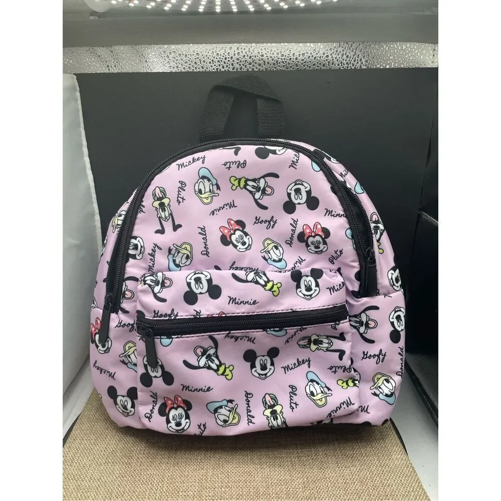 Disney All Character Mini Backpack Soft Pink Unisex
